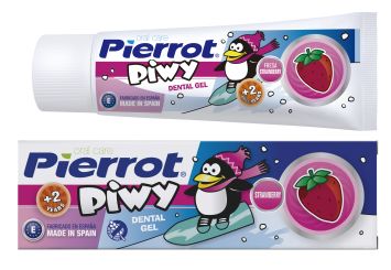 Pierrot Piwi gel dentaire + 2 ans Saveur Fraises 75 ml