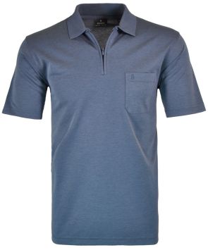 Ragman soft knit Ultimate polo Azure