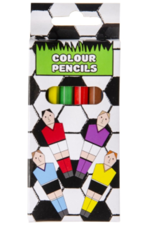 Crayons de couleur Football 6 pièces/boîte x 24 boîtes