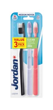 Jordan tandenborstel Clean Smile 3-pack medium