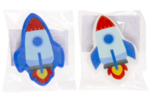 Rocket Eraser gommes 5cm 36 pcs