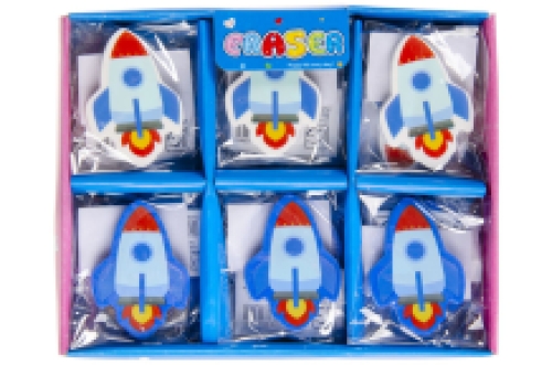 Rocket Eraser gommes 5cm 36 pcs