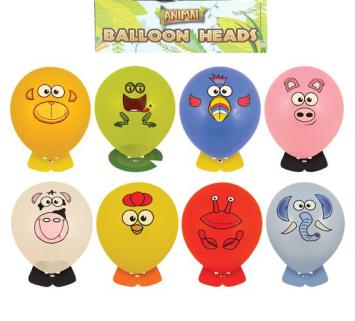 Ballon schattig dier 8 soorten 80 stuks