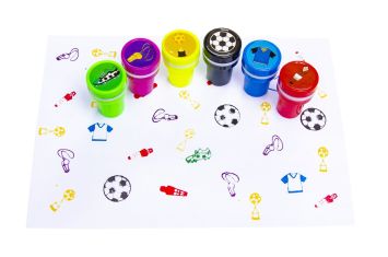 Stempels Voetbal 60stuks