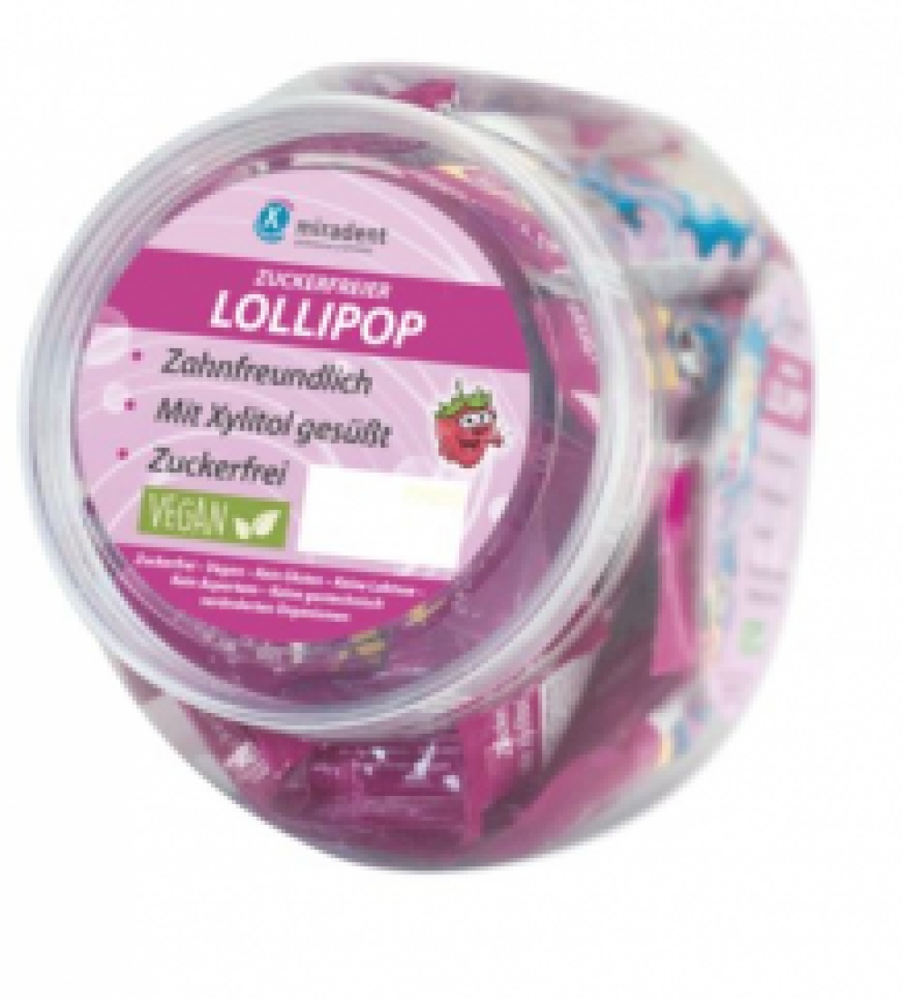 Xylitol lollies aardbeien smaak 25 st