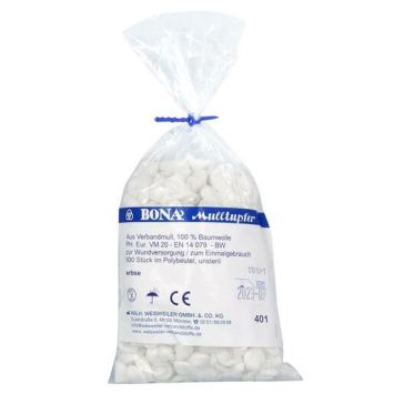 Wilweis Bona compresses de gaze non stériles - pois (XS) 500pcs