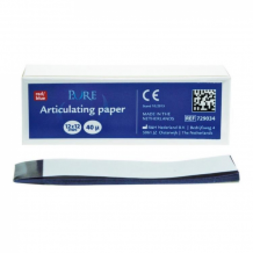Pure Articulatiepapier 40µ rouge/bleu