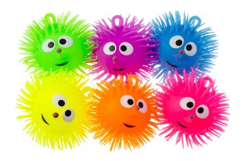 Stretchy et Squeezy balle anti-stress avec smiley 14cm 12pcs/display