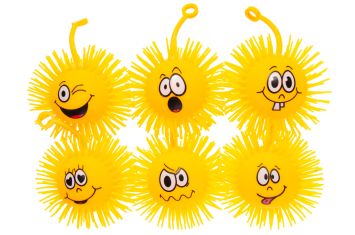 Ballons Stretchy en Squeezy Smiley, 12 pièces / présentoir