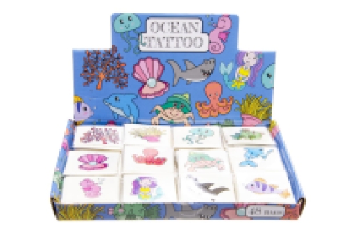 Ocean Tattoo créatures marines  48 sachets avec 12 espèces différentes