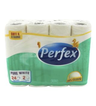 Perfex papier de toilette Perfex 24 rouleaux 2 ply Soft&Strong