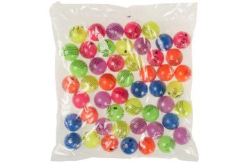 Springballen Neon  diam 32mm 50st