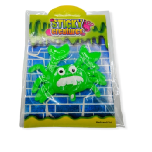 Sticky monsters 9-11 cm 48 stuks