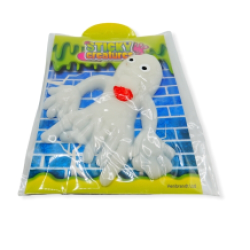 Sticky monsters 9-11 cm 48 stuks