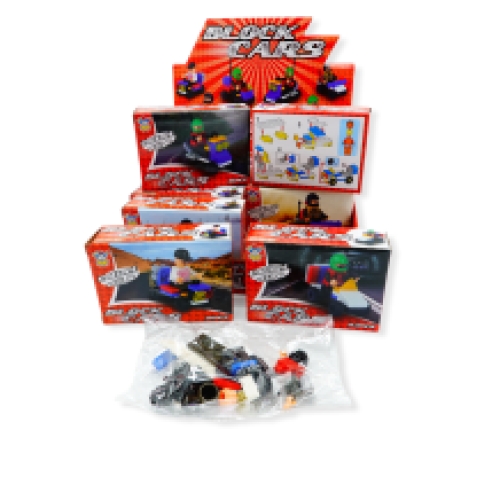 Block Cars 6 soorten kits 12 per doos