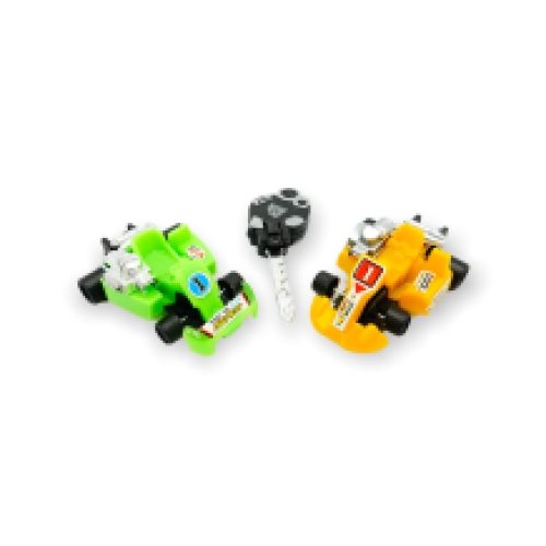 Go-cart avec lance clefs 4 sortes 24 pcs