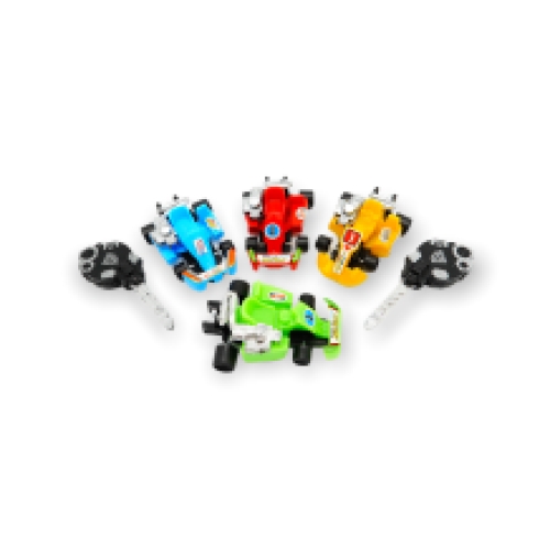 Go-cart avec lance clefs 4 sortes 24 pcs