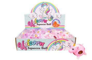 Squishy Eenhoorn Stress bal 12 st