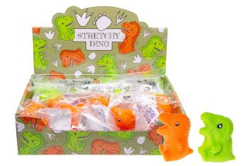 Stretchy et Squeezy Dino stress 24pcs