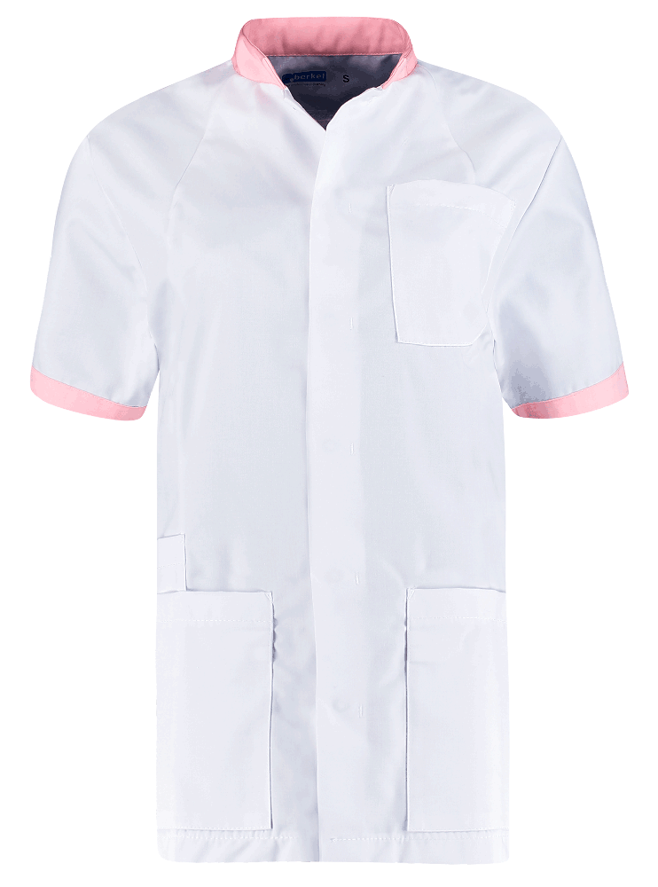 De Berkel FLORIS Unisex jack blanc/roze