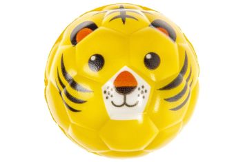 Dierengezichtje anti-stress bal 7cm 6 soorten 24 stuks