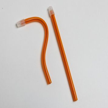 PLUSS speekselzuigers lang 145mm - 100st - oranje