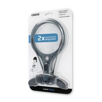 Carson  AS-70, loupe à main 2 x avec lentille spot 7 x LED COB
