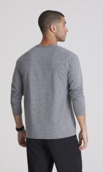 Barco Medical Uniforms heren underscrub ondershirt lange mouwen grijs 