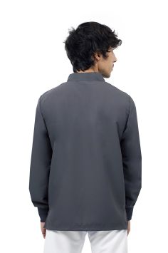 Quick Next blouson Unisex sans repassage manches longues Gray