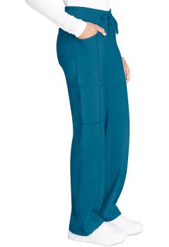Infinity damesbroek modern fit stretch Julia Caribisch Blauw 