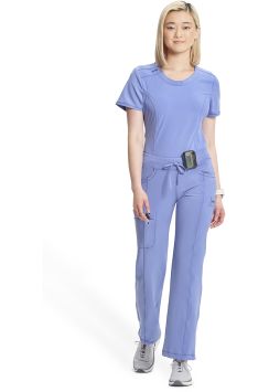 Infinity damesbroek modern fit stretch Julia Hemelsblauw 