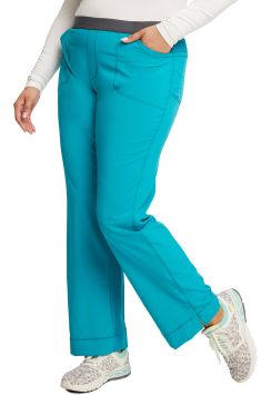 Infinity damesbroek stretch comfy fit Emma Teal Blauw