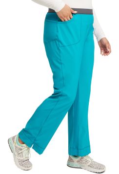 Infinity damesbroek stretch comfy fit Emma Teal Blauw
