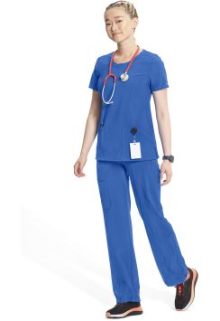 Infinity damestuniek Julia stretch comfort Royaal Blauw 