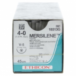 Mersilene® polyester hechtdraad 4-0 snijdend 17mm - V-5