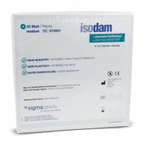 Isodam medium bleu non-latex fls