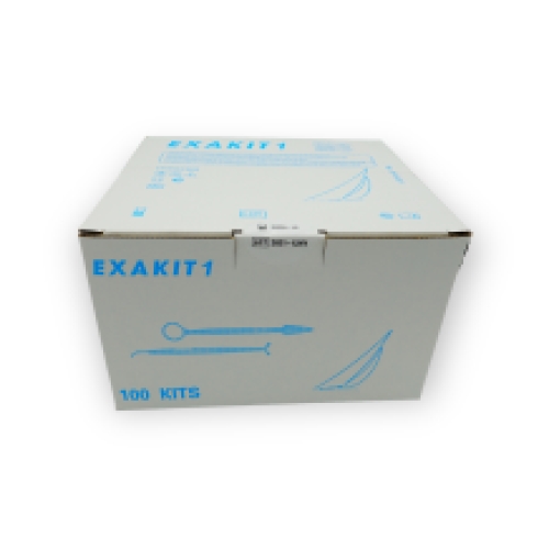 Exakit1 avec 100 sets de 1 sonde et 1 miroir oral