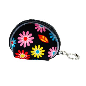 Mini porte-monnaie avec fermeture zip en 5 couleurs par 50pcs