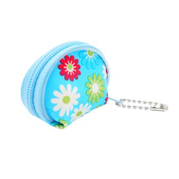 Mini porte-monnaie avec fermeture zip en 5 couleurs par 50pcs