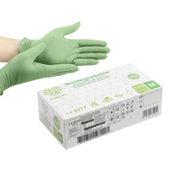 Medizay Biodegradable nitrile handschoenen ECOZAY 100 stuks groen