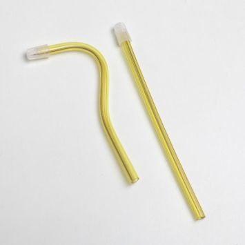 PLUSS aspiration de salive longue 145 mm - 100pcs - jaune