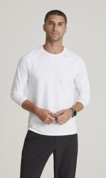 Barco Medical Uniforms heren underscrub ondershirt lange mouwen wit