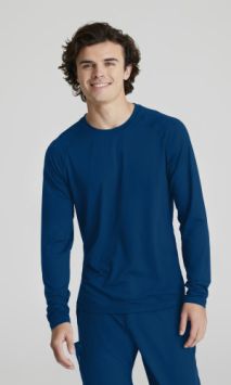 Sous-pull à manches longues hommes Barco Medical Uniforms indigo