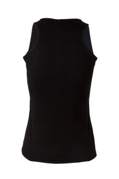 Dames Tank Top 100% katoen  Zwart