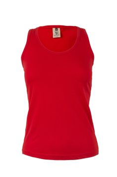 Débardeur pour femmes 100% coton  Rouge