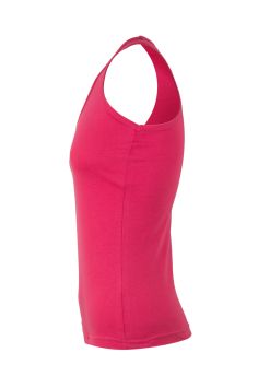 Dames Tank Top 100% katoen  Fuchsia