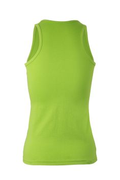 Dames Tank Top 100% katoen Lime