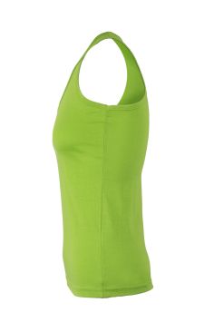 Dames Tank Top 100% katoen Lime