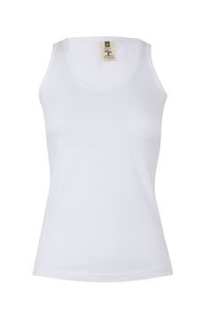 Dames Tank Top 100% katoen  Wit