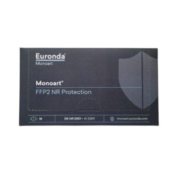 Monoart Ffp2 Protection Masques buccaux Noirs 10 pièces